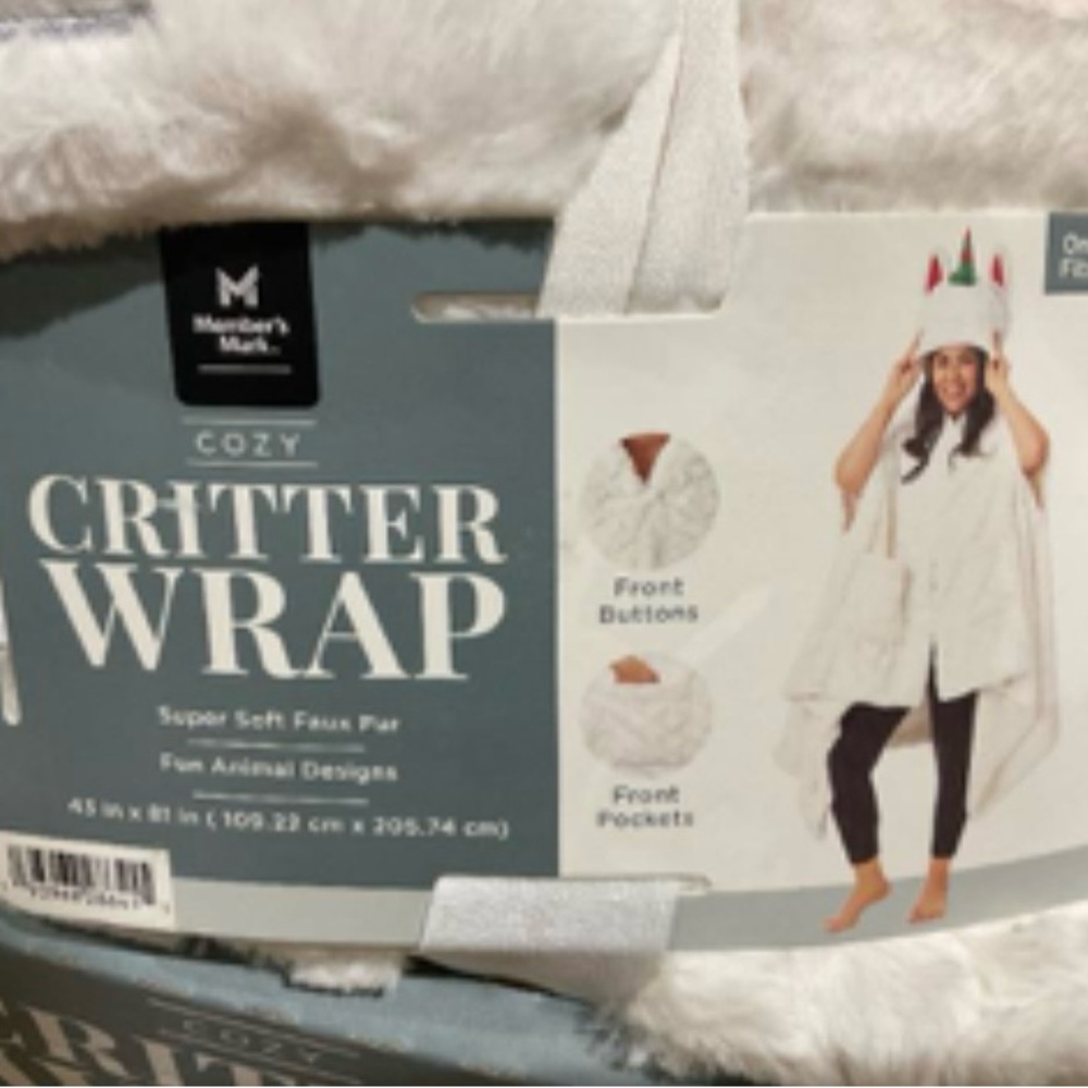 Unicorn cozy critter wrap!!! - Picture 2 of 4